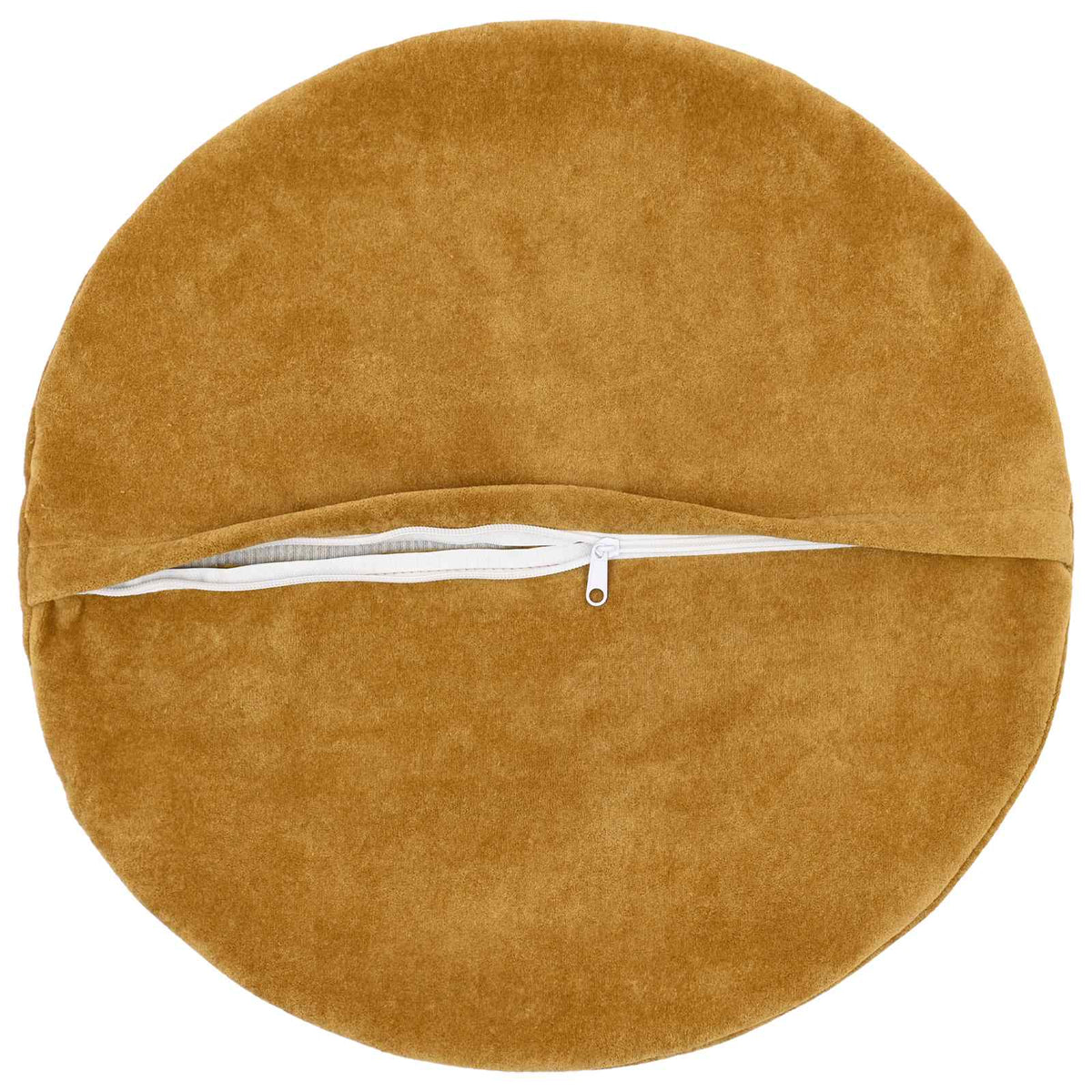Cushion with Pillow HEERLEN 6 pcs Yellow Microfiber Fleece
