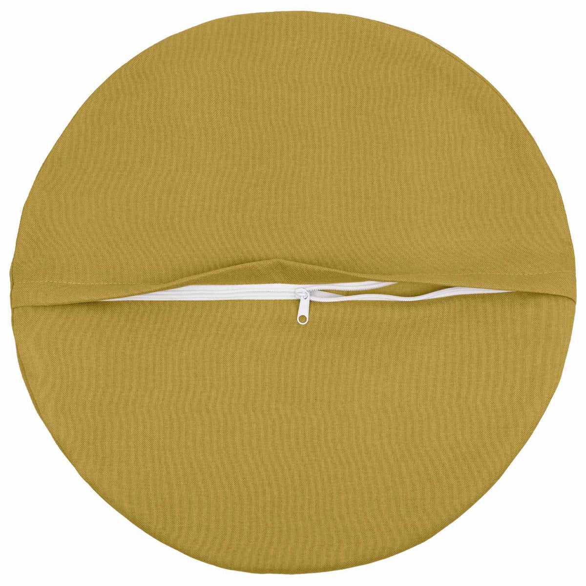 Throw Pillow 6 pcs HEERLEN Light Green Dia. 60 cm Fabric