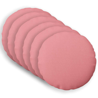 Throw Pillow 6 pcs HEERLEN Pink Dia. 60 cm Fabric