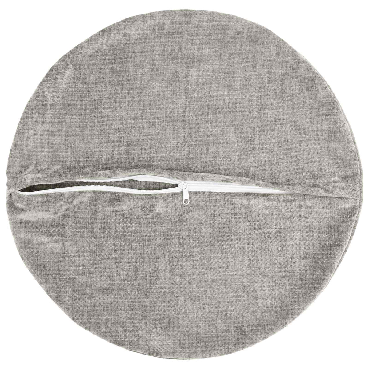 Throw Pillow 6 pcs HEERLEN Light Grey Dia. 60 cm