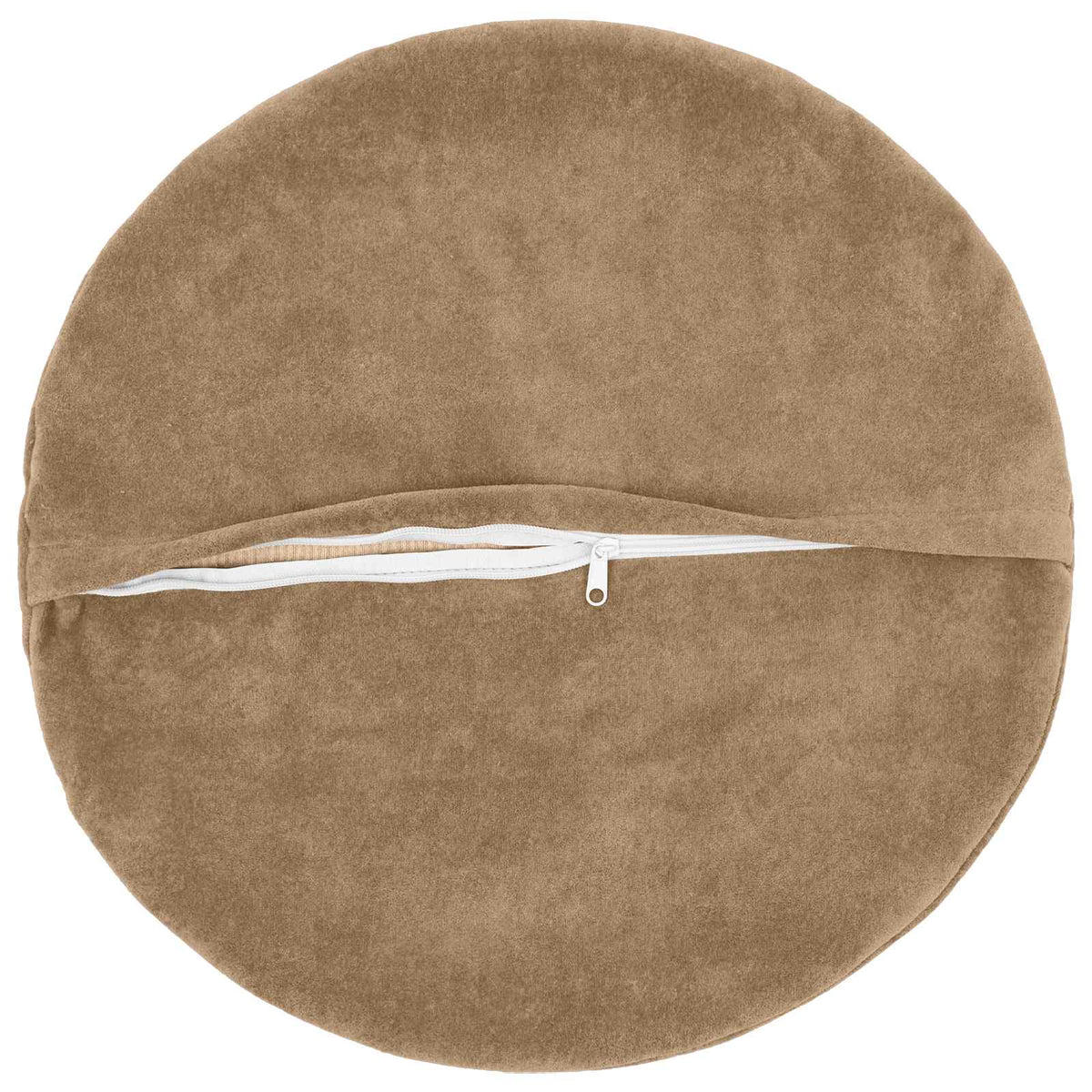 Cushion with Pillow HEERLEN 6 pcs Taupe Microfiber Fleece