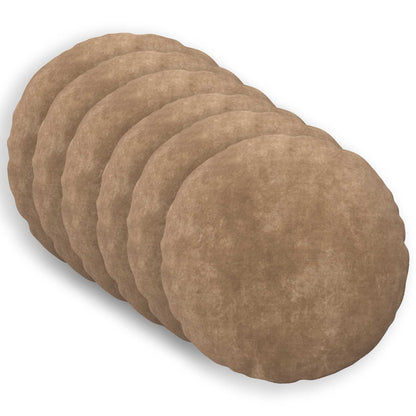 Cushion with Pillow HEERLEN 6 pcs Taupe Microfiber Fleece