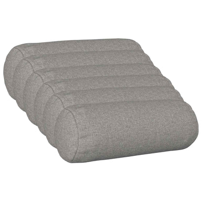 Cushion with Pillow HEERLEN 6 pcs Cloud Grey Fabric