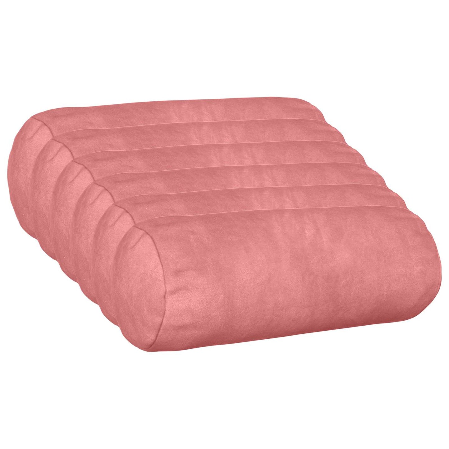 Cushion with Pillow HEERLEN 6 pcs Pink Velvet