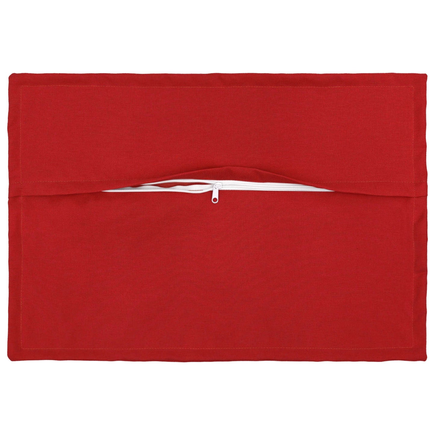 Cushion with Pillow HOUTEN 6 pcs Red Faux Linen