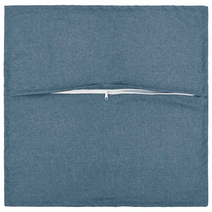 Cushion with Pillow HOUTEN 6 pcs Jeans Blue Faux Linen