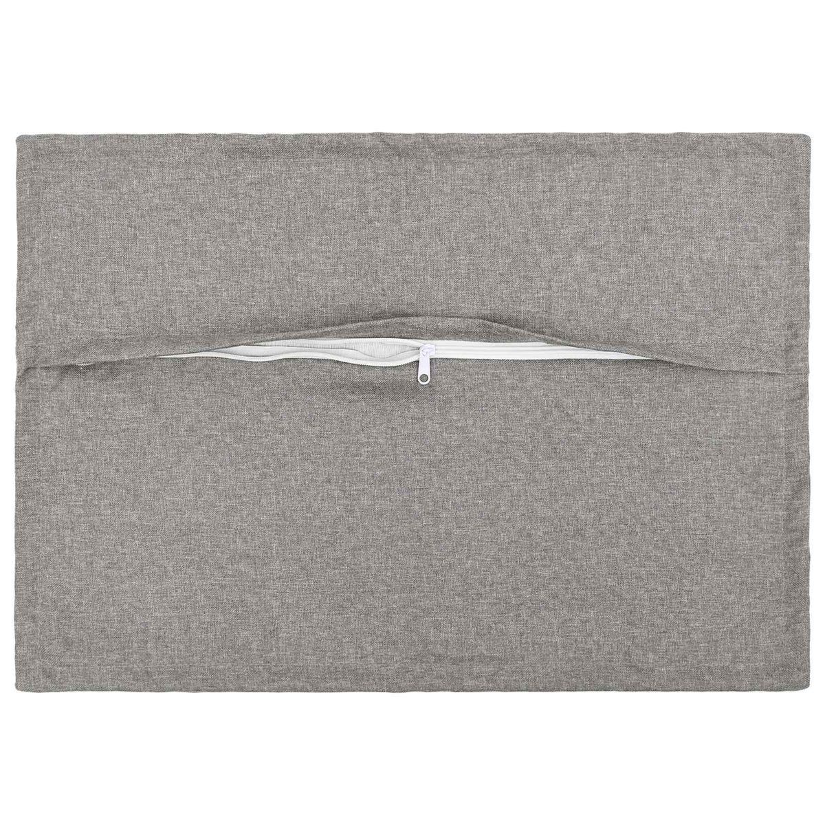 Cushion with Pillow HOUTEN 6 pcs Cloud Grey Faux Linen