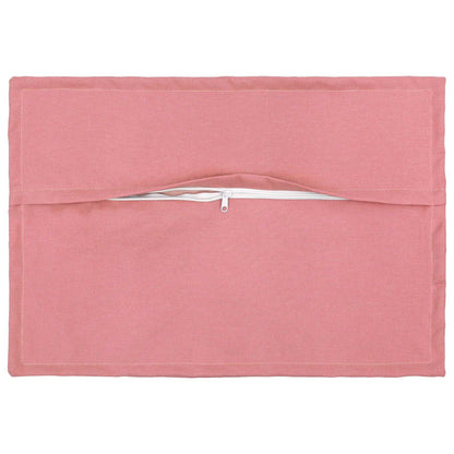 Cushion with Pillow HOUTEN 6 pcs Pink Faux Linen