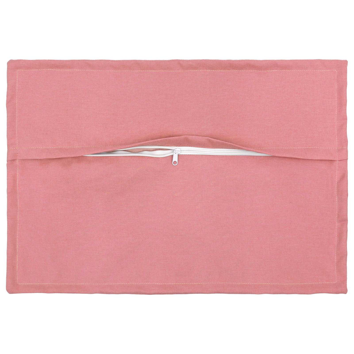 Throw Pillow 6 pcs HOUTEN Pink 40 x 60 cm Faux Linen