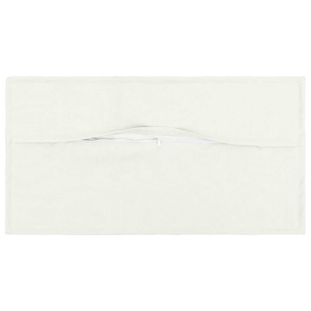 Cushion with Pillow HOUTEN 6 pcs White Faux Linen