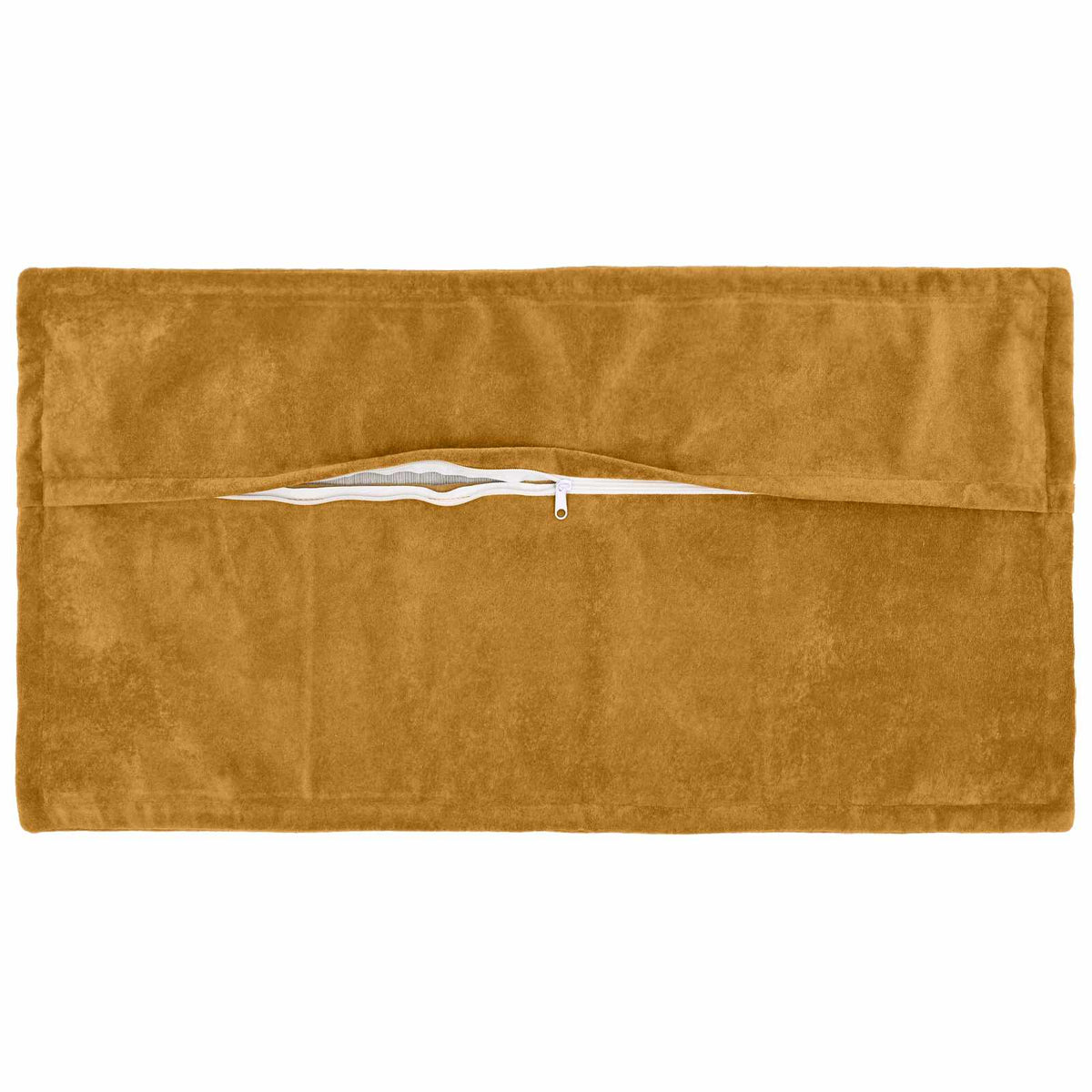 Cushion with Pillow HOUTEN 6 pcs Yellow Microfiber Fleece