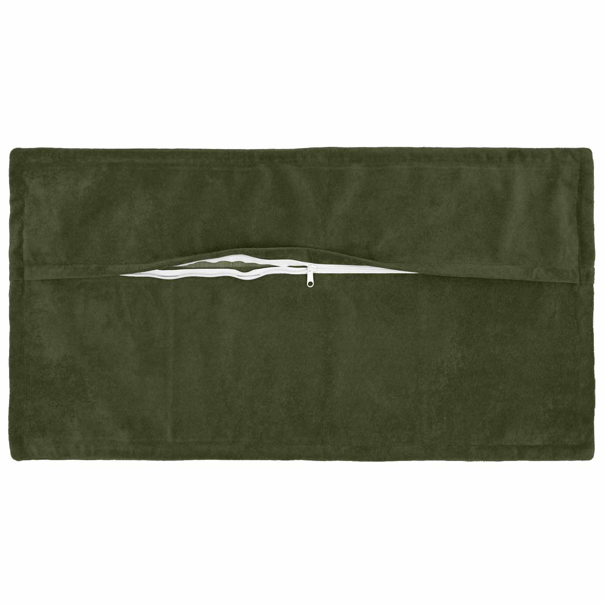 Cushion with Pillow HOUTEN 6 pcs Green Microfiber Fleece