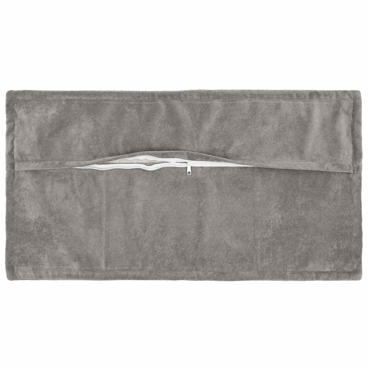 Cushion with Pillow HOUTEN 6 pcs Light Grey Microfiber Fleece