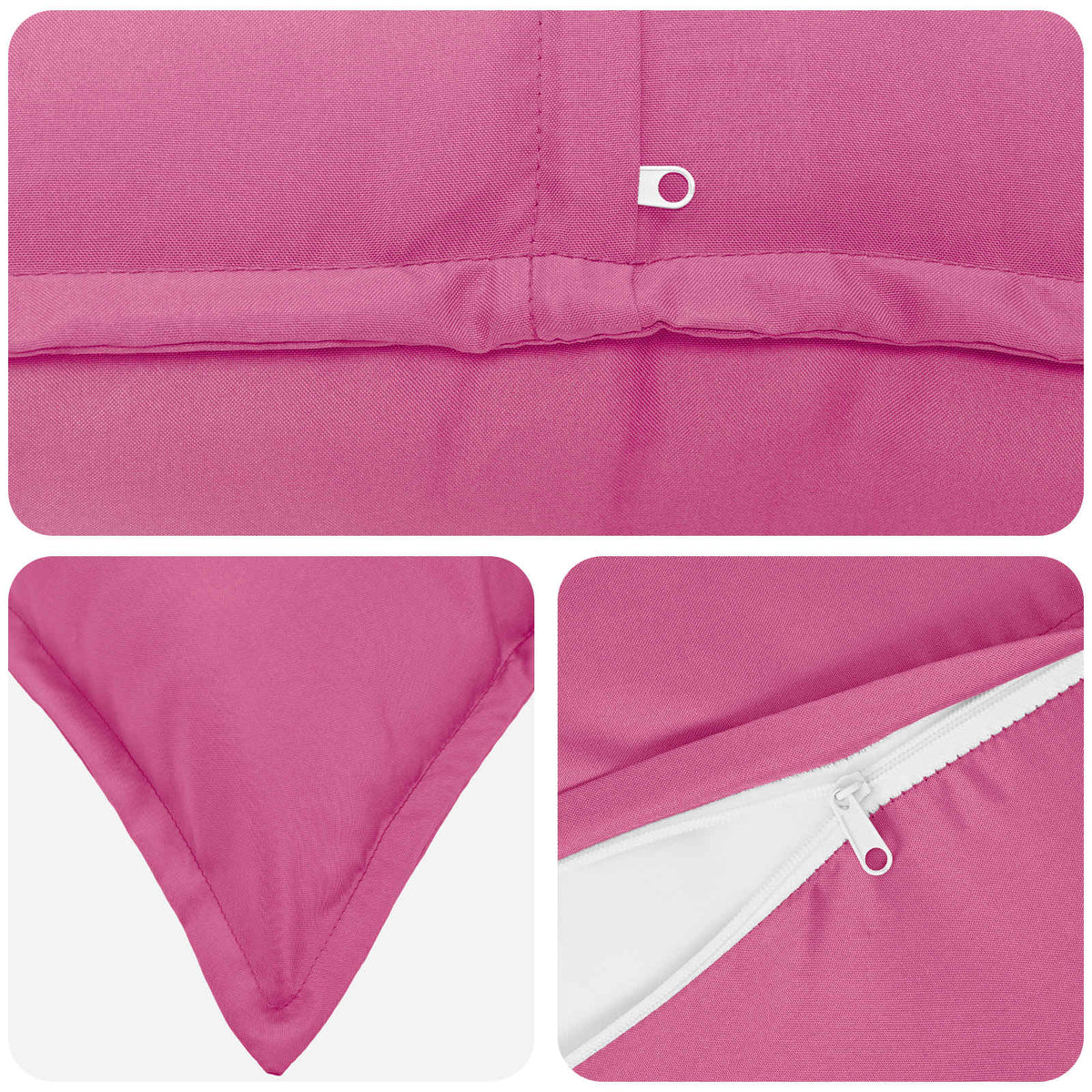 Cushion with Pillow HOUTEN 6 pcs Pink Polyester