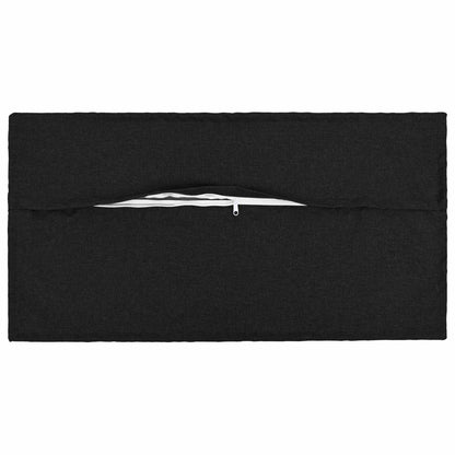 Cushion with Pillow HOUTEN 12 pcs Black Faux Linen