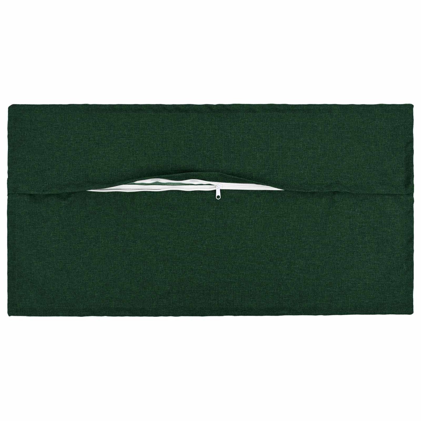 Cushion with Pillow HOUTEN 6 pcs Dark Green Faux Linen