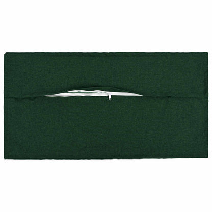 Cushion with Pillow HOUTEN 12 pcs Dark Green Faux Linen