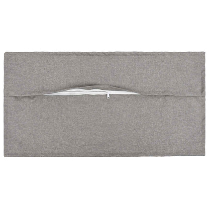 Throw Pillow 12 pcs HOUTEN Cloud Grey 40 x 80 cm Faux Linen