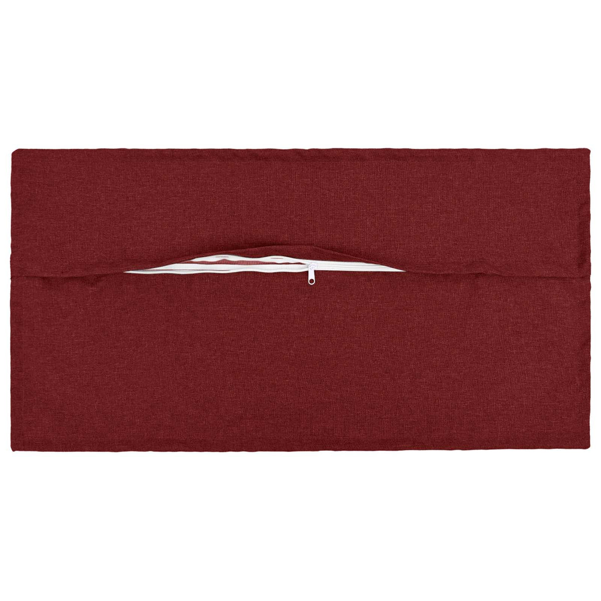 Throw Pillow 12 pcs HOUTEN Wine Red 40 x 80 cm Faux Linen