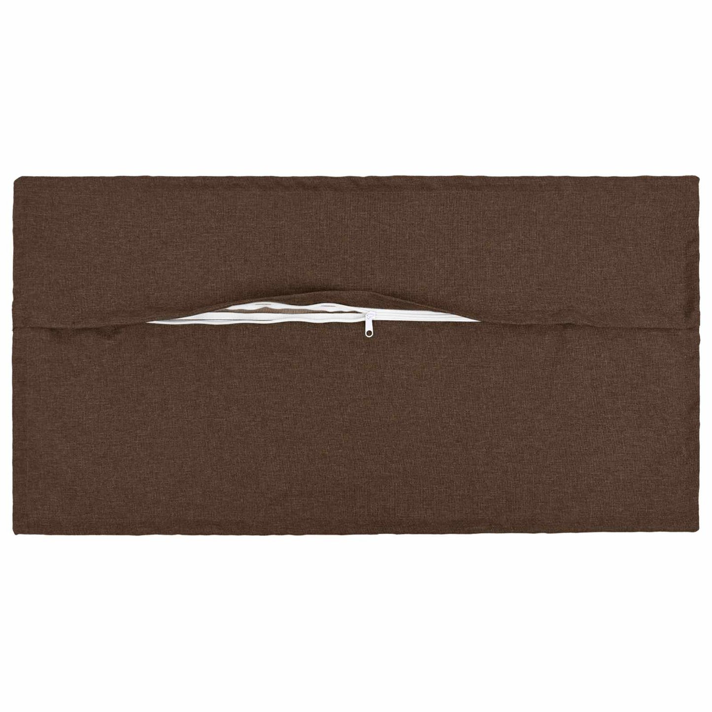Cushion with Pillow HOUTEN 12 pcs Brown Faux Linen