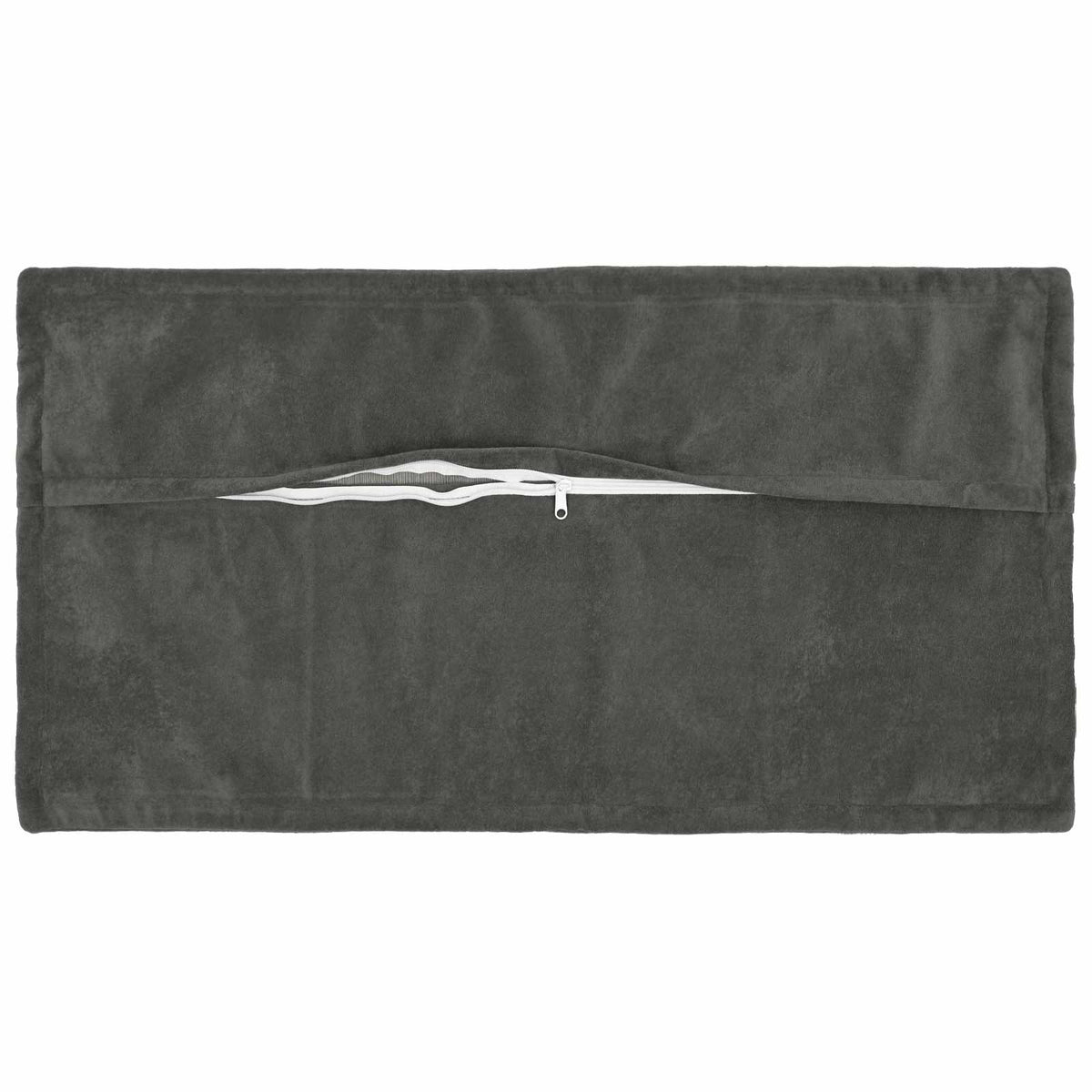 Cushion with Pillow HOUTEN 6 pcs Anthracite Microfiber Fleece