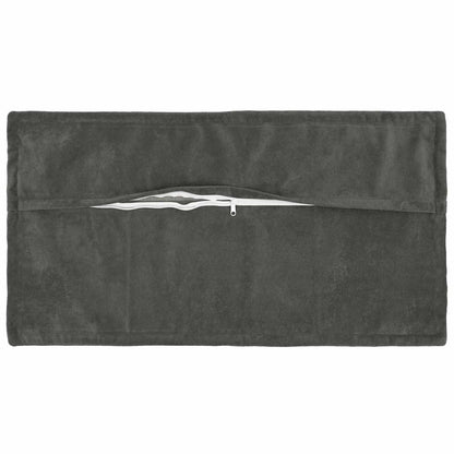 Cushion with Pillow HOUTEN 6 pcs Anthracite Microfiber Fleece