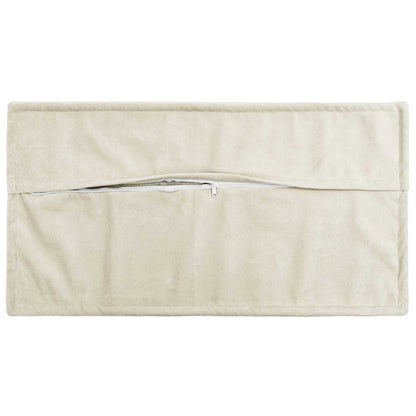Cushion with Pillow HOUTEN 12 pcs Cream Microfiber Fleece