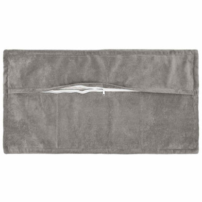 Cushion with Pillow HOUTEN 6 pcs Light Grey Microfiber Fleece