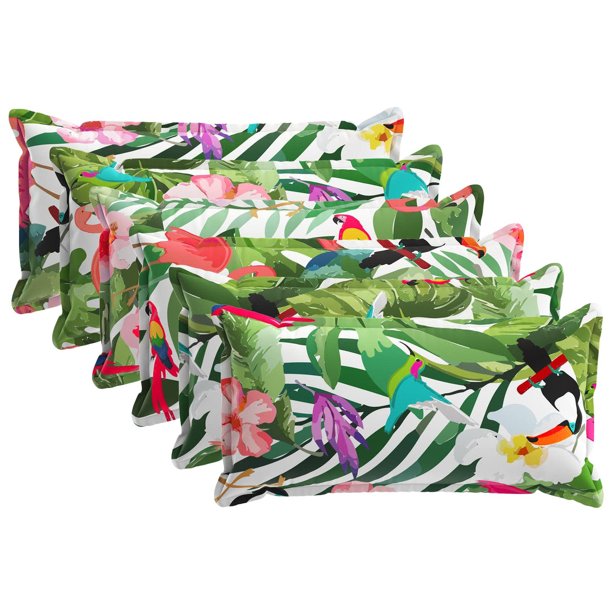 Cushion with Pillow HOUTEN 6 pcs Multicolour Polyester