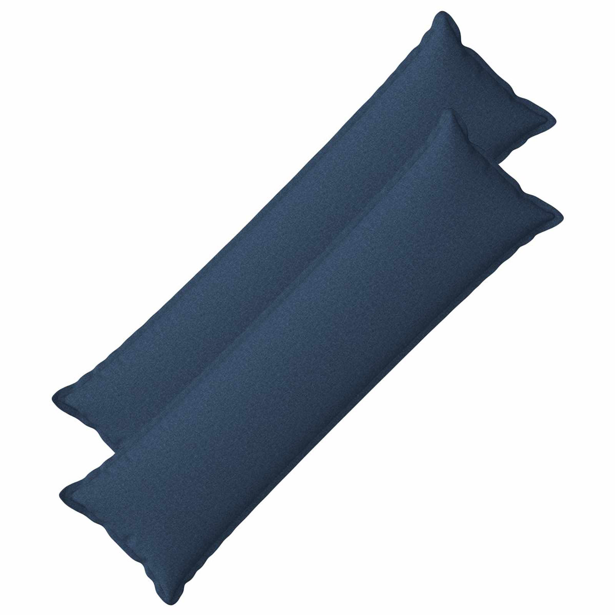 Throw Pillow 2 pcs HOUTEN Blue 40 x 145 cm Faux Linen