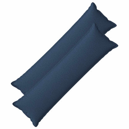 Throw Pillow 2 pcs HOUTEN Blue 40 x 145 cm Faux Linen