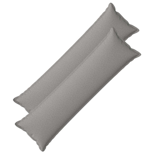 Cushion with Pillow HOUTEN 2 pcs Cloud Grey Faux Linen