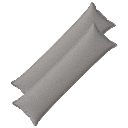 Throw Pillow 2 pcs HOUTEN Cloud Grey 40 x 145 cm Faux Linen