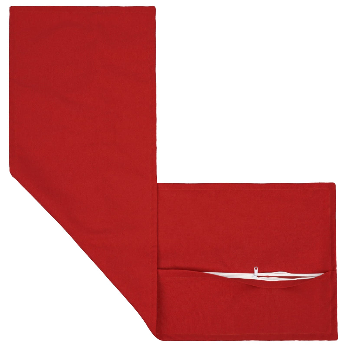 Throw Pillow 2 pcs HOUTEN Red 40 x 145 cm Faux Linen