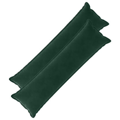 Cushion with Pillow HOUTEN 2 pcs Dark Green Velvet