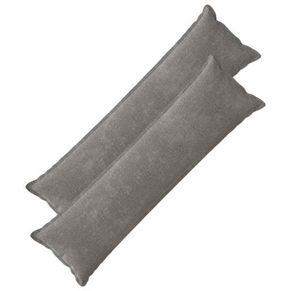 Cushion with Pillow HOUTEN 2 pcs Dark Grey Chenille Fabric
