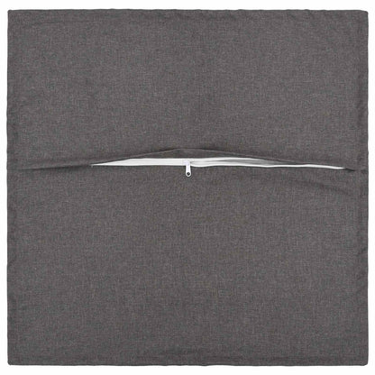 Cushion with Pillow HOUTEN 12 pcs Light Grey Faux Linen