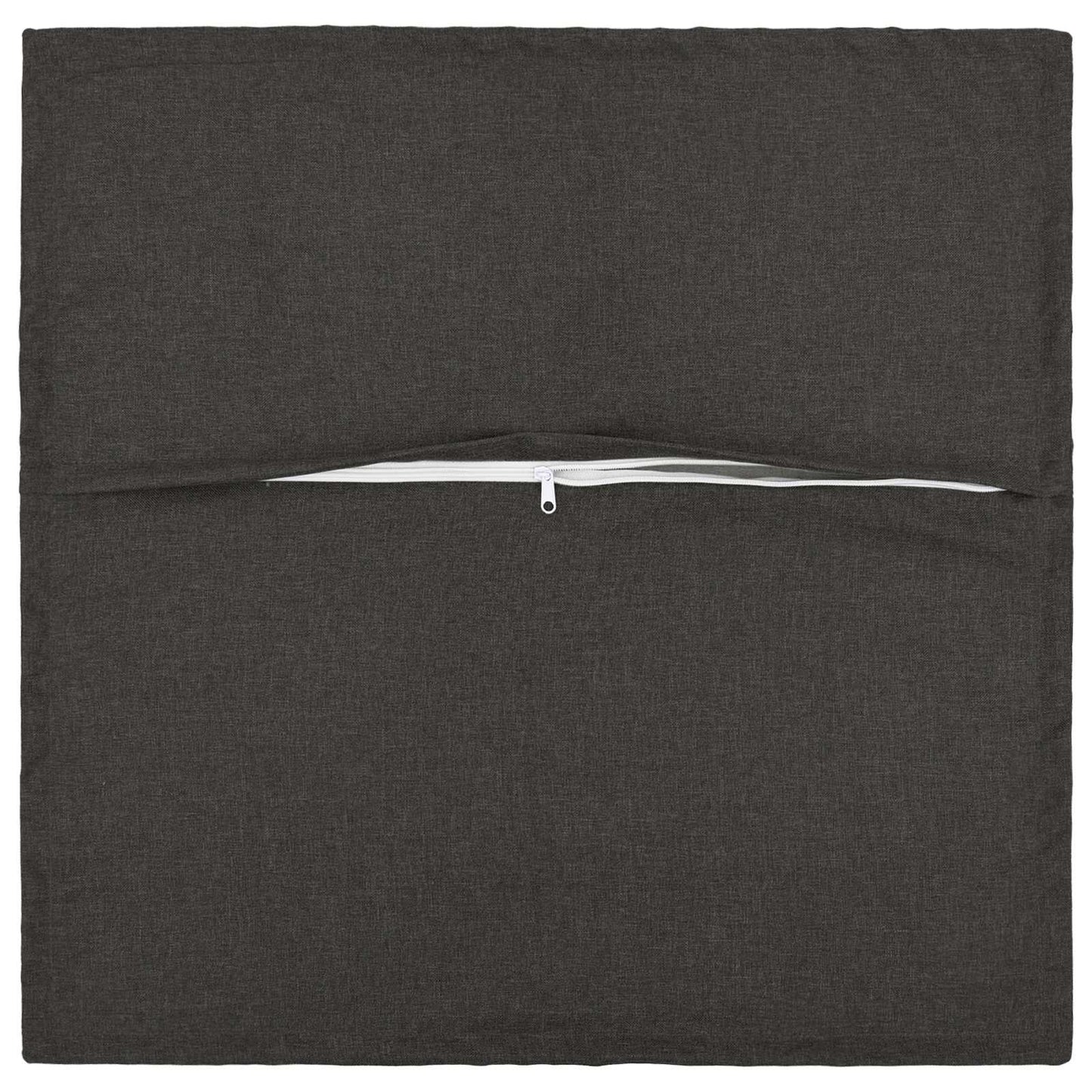 Cushion with Pillow HOUTEN 12 pcs Dark Grey Faux Linen