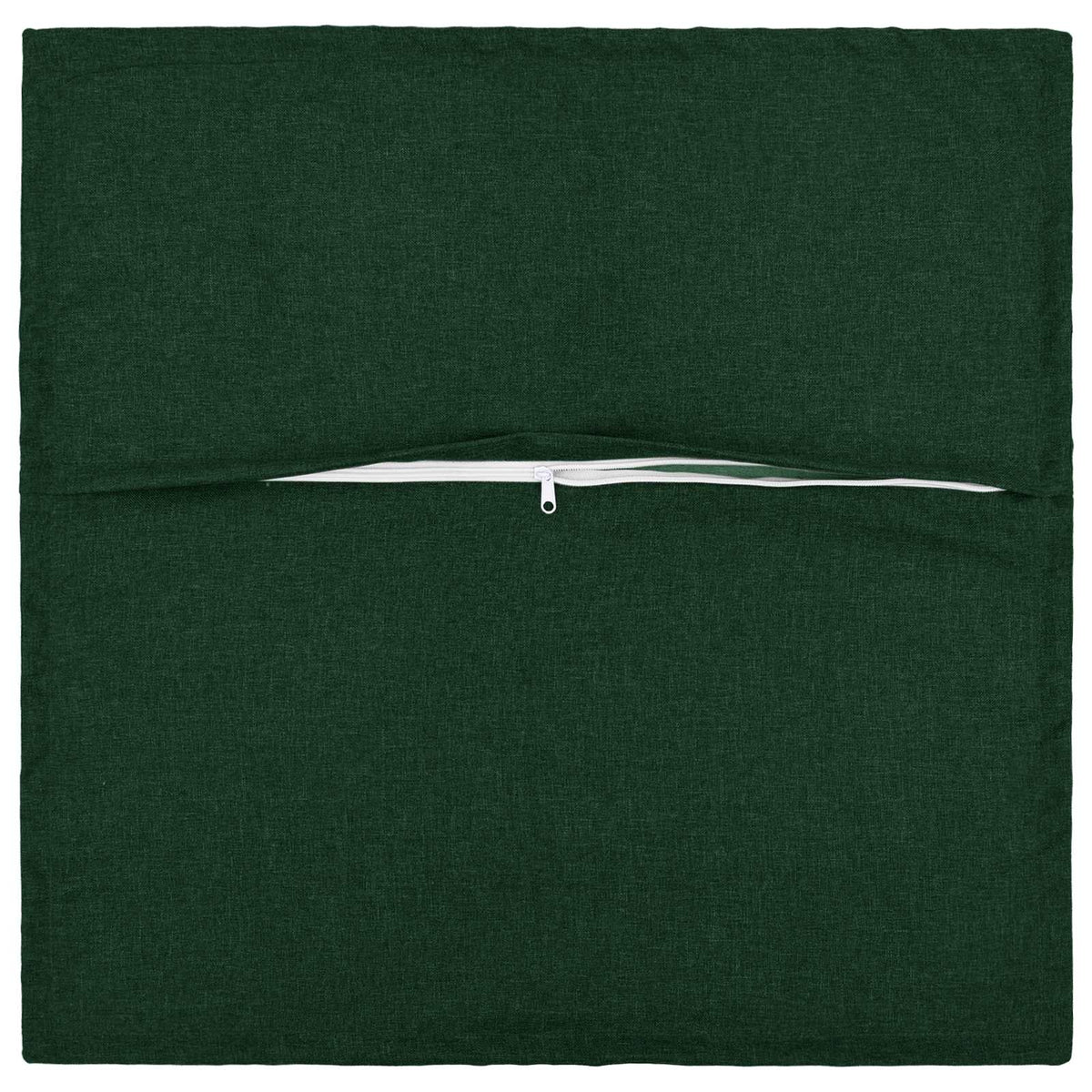 Cushion with Pillow HOUTEN 6 pcs Dark Green Faux Linen