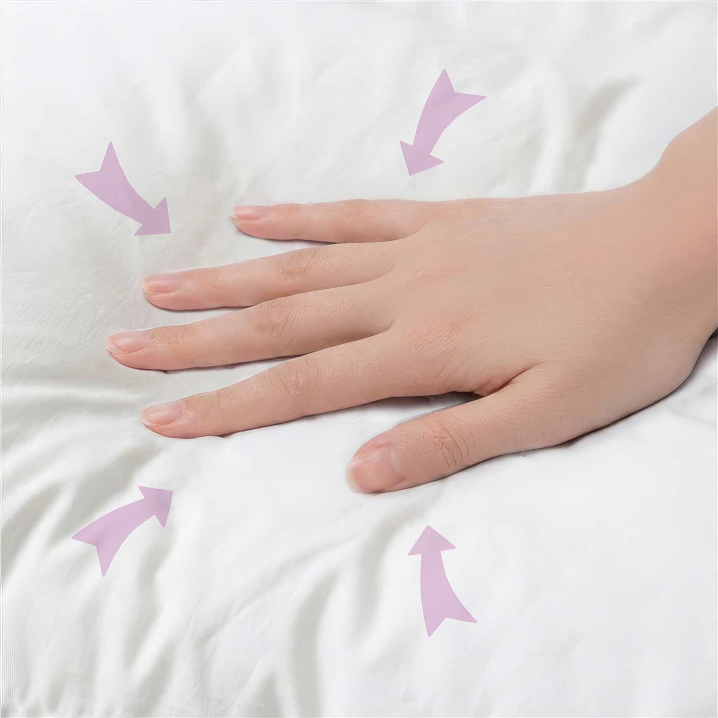 Cushion with Pillow HOUTEN 12 pcs Pink Velvet