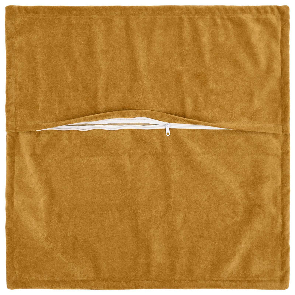 Cushion with Pillow HOUTEN 6 pcs Yellow Microfiber Fleece
