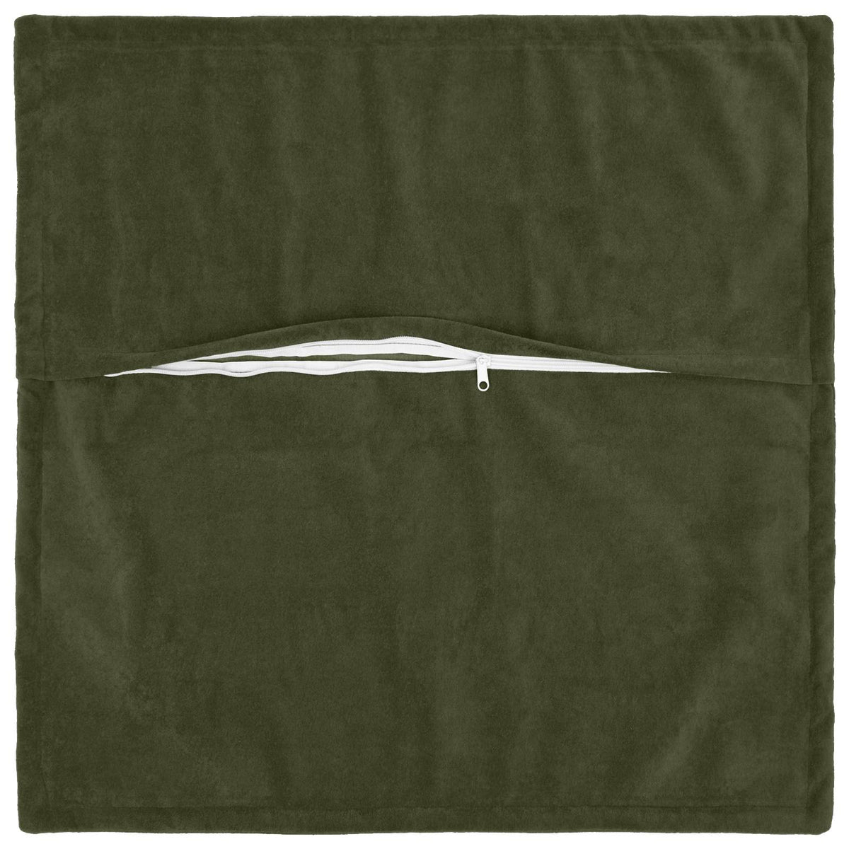 Cushion with Pillow HOUTEN 6 pcs Green Microfiber Fleece
