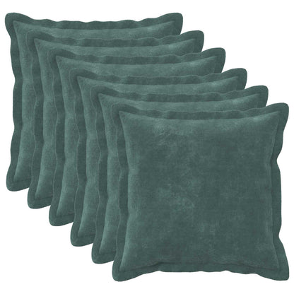 Cushion with Pillow HOUTEN 6 pcs Sea Blue Microfiber Fleece