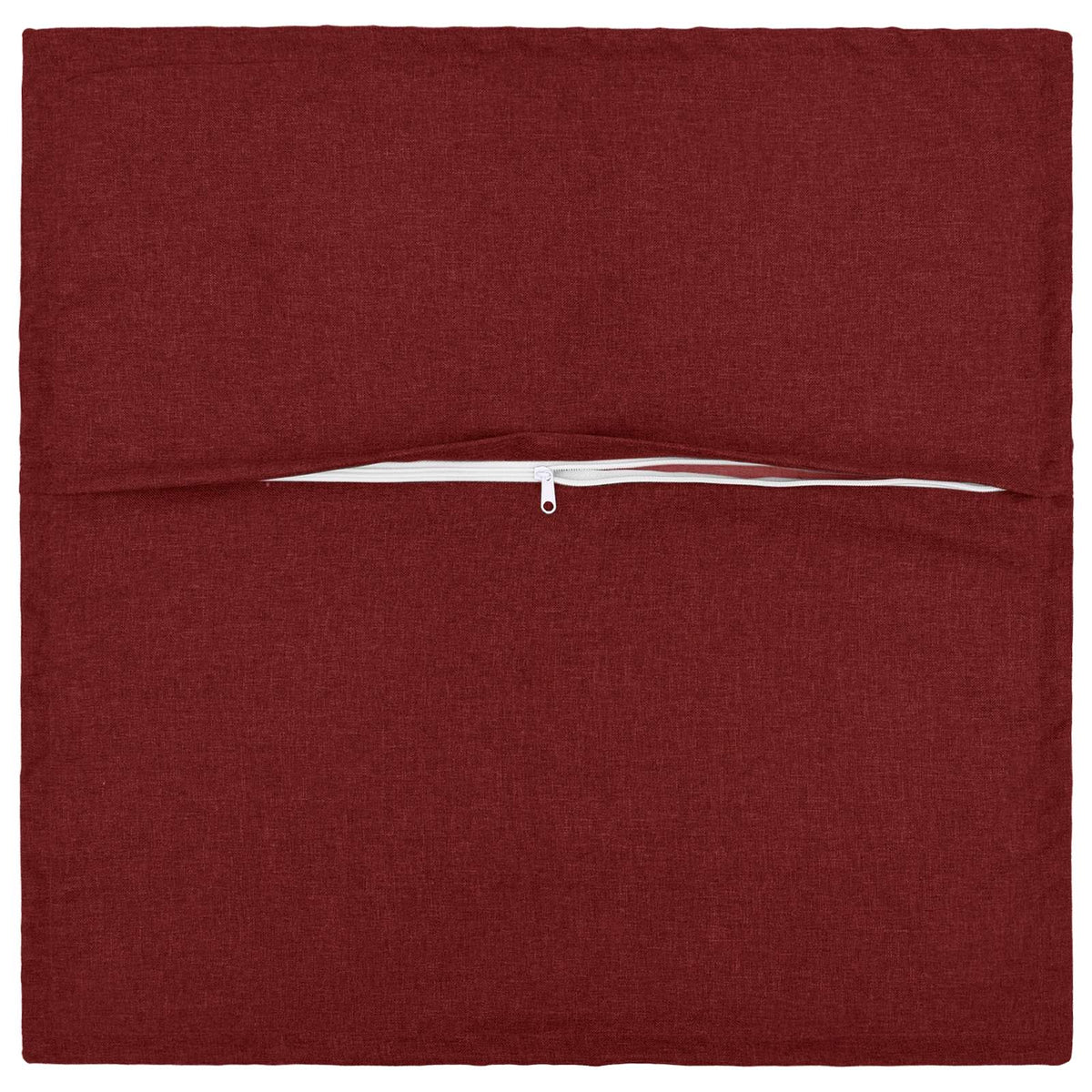 Throw Pillow 6 pcs HOUTEN Wine Red 50 x 50 cm Faux Linen