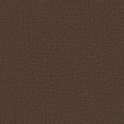 Cushion with Pillow HOUTEN 6 pcs Brown Faux Linen