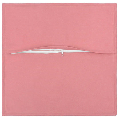 Cushion with Pillow HOUTEN 6 pcs Pink Faux Linen
