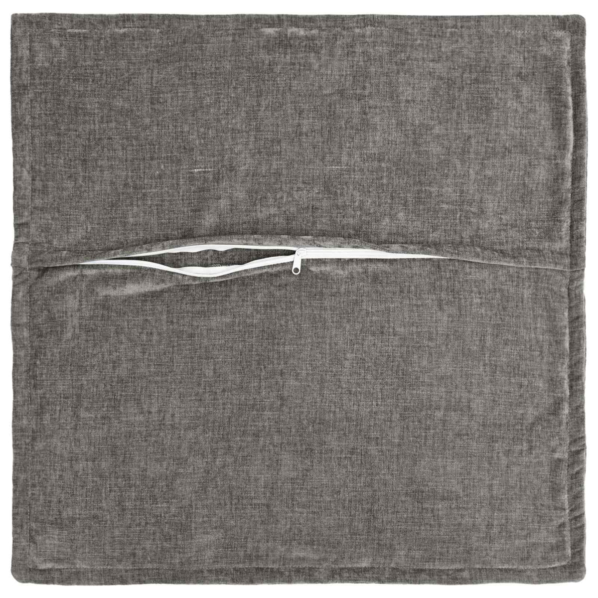 Throw Pillow 6 pcs HOUTEN Dark Grey 50 x 50 cm Chenille Fabric