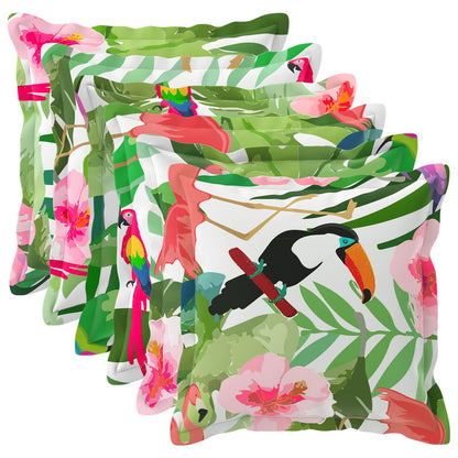 Cushion with Pillow HOUTEN 6 pcs Multicolour Polyester