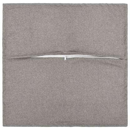Cushion with Pillow HOUTEN 2 pcs Cloud Grey Faux Linen