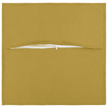Cushion with Pillow HOUTEN 2 pcs Light Green Faux Linen